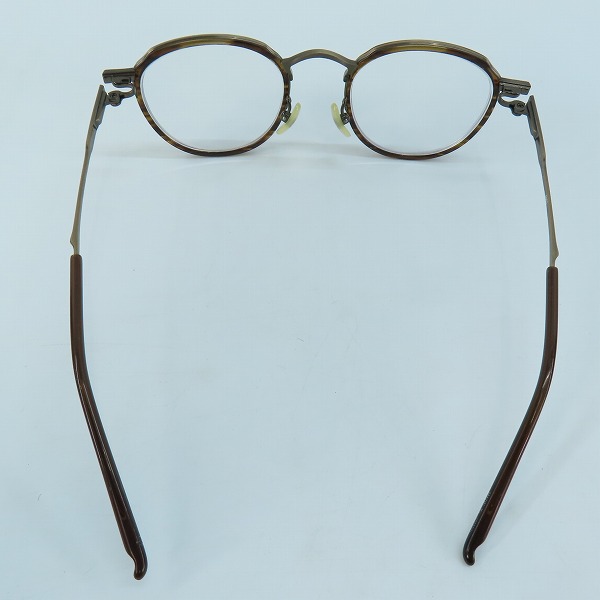 実際に弊社で買取させて頂いた999.9/フォーナインズ ウェリントン アイウェア/眼鏡  M-43  6903の画像 2枚目