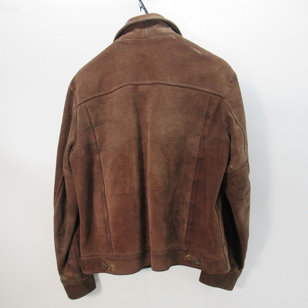 実際に弊社で買取させて頂いたSchott/ショット スエード レザージャケット/42の画像 1枚目