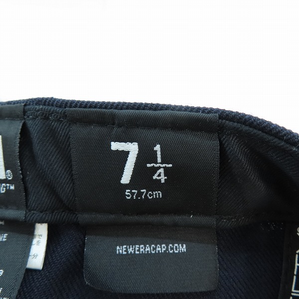 実際に弊社で買取させて頂いたNEW ERA × BEAMS/ニューエラ × ニューエラ ボストンレッドソックス ミニロゴキャップ 59FIFTY 7-1/4/57.7cmの画像 7枚目