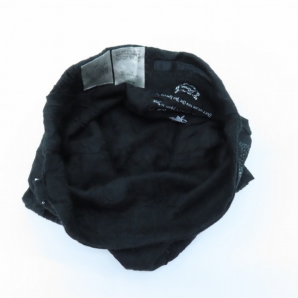 実際に弊社で買取させて頂いたroar/ロアー スワロフスキー スカル ニット帽 ウール混 08124021の画像 2枚目