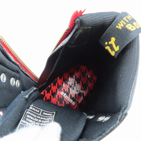 実際に弊社で買取させて頂いた【未使用】Dr.Martens×ATMOS/ドクターマーチン×アトモス TARIK ZIP BLACK タリック ジップ 27406001 UK7の画像 4枚目