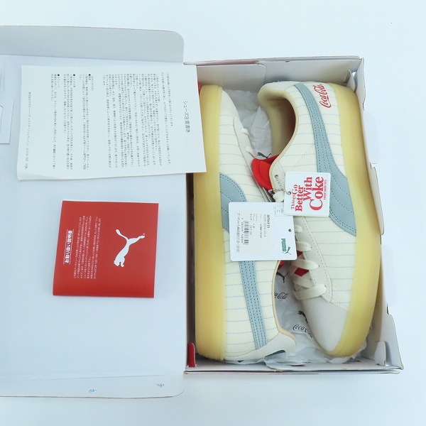 実際に弊社で買取させて頂いた【未使用】PUMA/プーマ Suede/スエード COCA COLA/コカコーラ スニーカー 387049-01/29の画像 7枚目