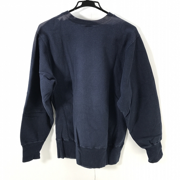 実際に弊社で買取させて頂いたChampion/チャンピオン  90s USA製 REVERSE WEAVE/リバースウィーブ　スウェット/トレーナー/ネイビー/Lの画像 1枚目