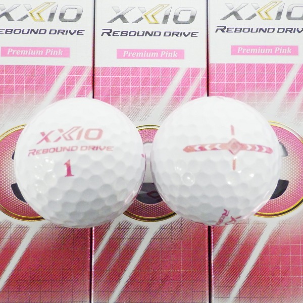 実際に弊社で買取させて頂いた【未使用】DUNLOP/ダンロップ XXIO/ゼクシオ REBOUND DRIVE/リバウンド ドライブ ゴルフボール 計1ダースの画像 1枚目