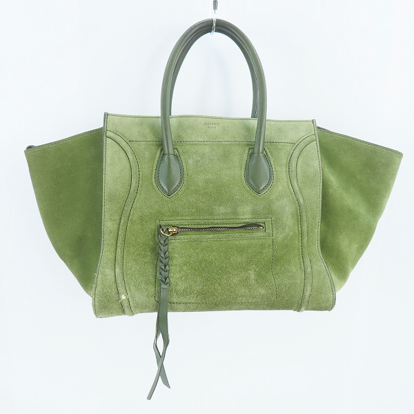 実際に弊社で買取させて頂いたCELINE/セリーヌ ラゲージ ミニショッパー スエード レザー ハンドバッグ/トートバッグ