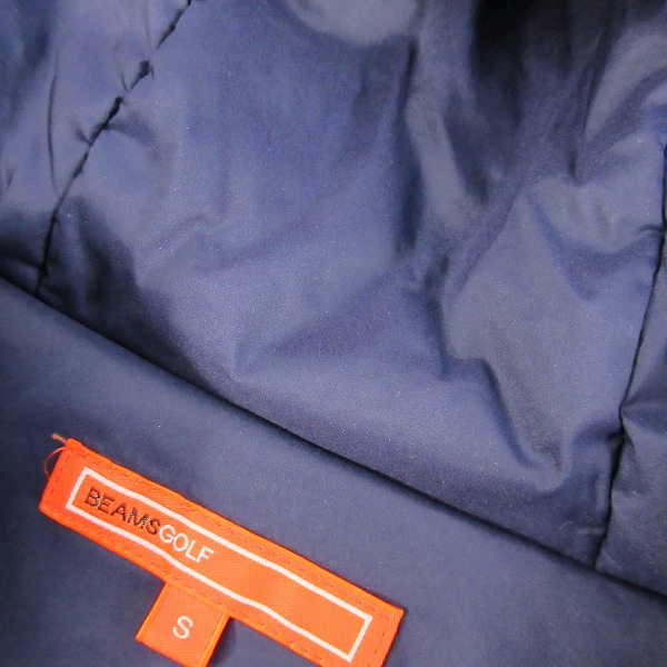 実際に弊社で買取させて頂いたBEAMS GOLF/ビームスゴルフ ジップアップ中綿ジャケット/82-18-0088-887/Sの画像 6枚目