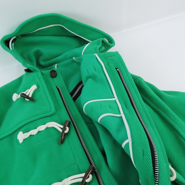 実際に弊社で買取させて頂いたTAKAHIRO MIYASHITA The SoloIst./タカヒロミヤシタザソロイスト double zip balloon shaped duffle coat sj.0011AW22/44の画像 5枚目