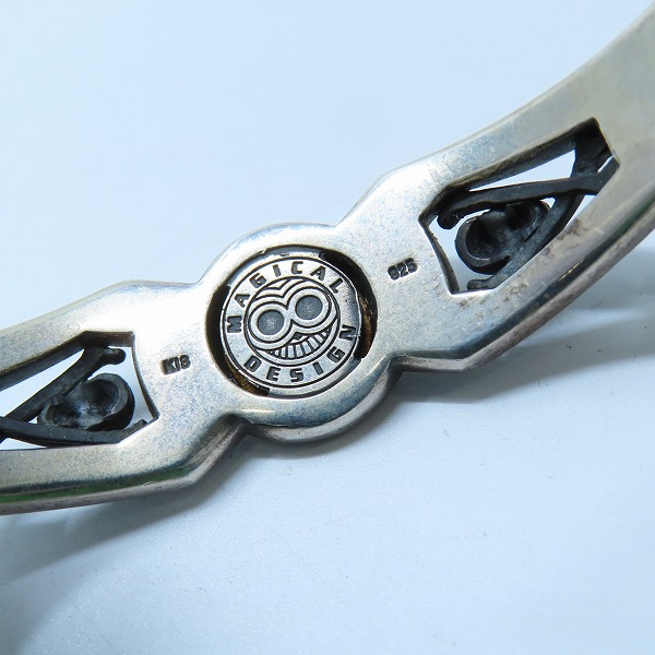 実際に弊社で買取させて頂いたMAGICAL DESIGN/マジカルデザイン チベタン スカル バングル  K18×925の画像 6枚目