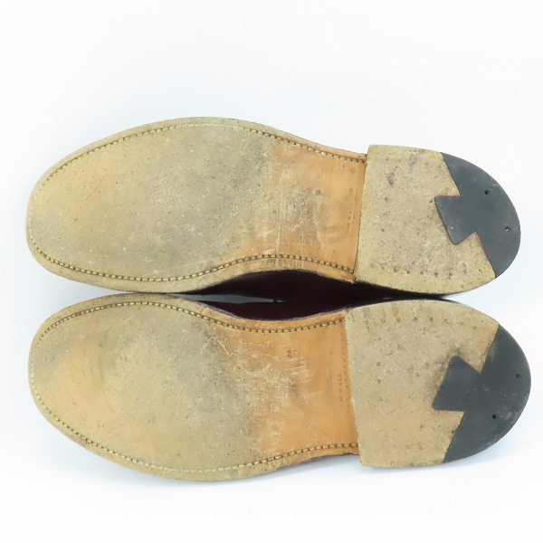 実際に弊社で買取させて頂いたALDEN/オールデン SHELL CORDOVAN LEATHER/シェルコードバンレザー プレーントゥ シューズ 990/7Dの画像 2枚目