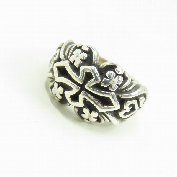 実際に弊社で買取させて頂いたBWL/BILL WALL LEATHER/ビルウォールレザー 20周年記念 NEW GOTHIC CROSS RING/ニュー ゴシック クロス リング/19号