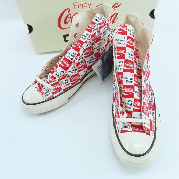 実際に弊社で買取させて頂いた【未使用】CONVERSE/コンバース ALL STAR US Coca-Cola CK HI/オールスター コカ・コーラ1SE026/26.5