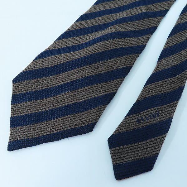 実際に弊社で買取させて頂いたCELINE/セリーヌ ストライプ ウールネクタイの画像 2枚目