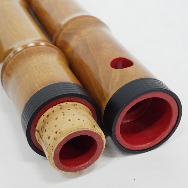 実際に弊社で買取させて頂いた尺八 清風 名 約48cm 和楽器 ケース袋付の画像 8枚目