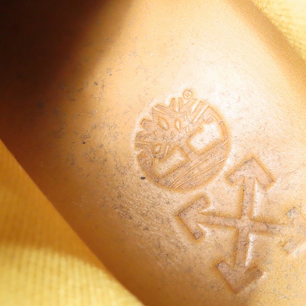 実際に弊社で買取させて頂いたTimberland×OFF-WHITE/ティンバーランド×オフホワイト ベロア 6インチ ブーツ A1Q8L/8の画像 5枚目