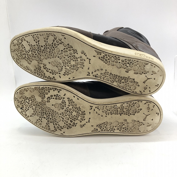 実際に弊社で買取させて頂いたPUMA×ALEXANDER MQUEEN/プーマ×アレキサンダーマックイーン ハイカットスニーカー 352059-02 28の画像 3枚目