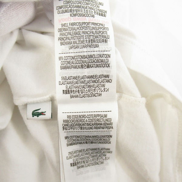 実際に弊社で買取させて頂いたLACOSTE/ラコステ ロゴプリント半袖Tシャツ Lの画像 4枚目