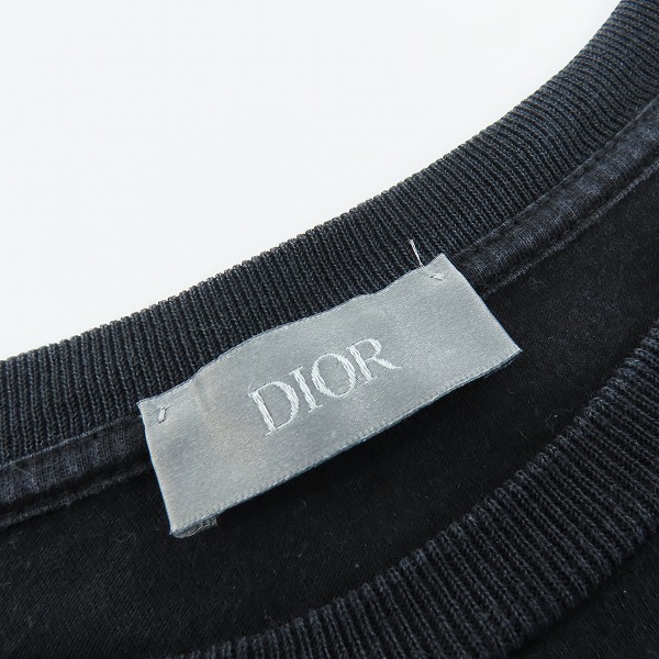 実際に弊社で買取させて頂いたDior HOMME ×KAWS/ディオールオム×カウズ マルチビー刺繍 Tシャツ 923J609W5041/Mの画像 2枚目