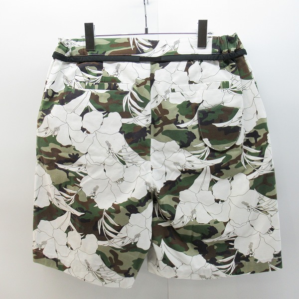実際に弊社で買取させて頂いたPHENOMENON/フェノメノン 23SS FLOWER CAMO SHORTS/フラワー カモショーツ ILLPT23S-016/Lの画像 1枚目