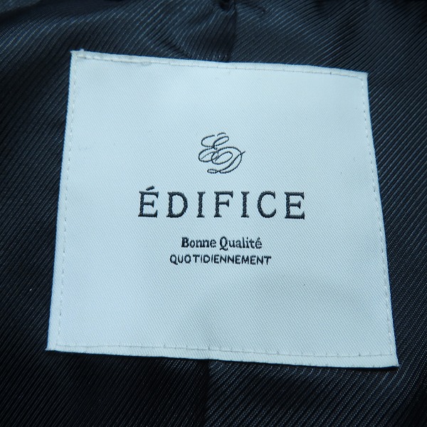 実際に弊社で買取させて頂いたEDIFICE/エディフィス キルティング中綿ウールジャケット/12-011-300-5019-3-0/44の画像 2枚目