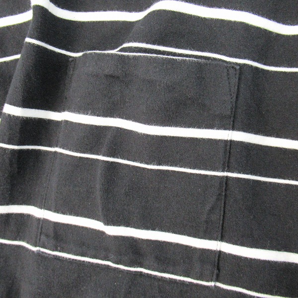 実際に弊社で買取させて頂いたmarka/マーカ 21AW BORDER TEE L/S コットン天竺 ボーダー ロングスリーブTシャツ M21a-15cs01c/3の画像 7枚目