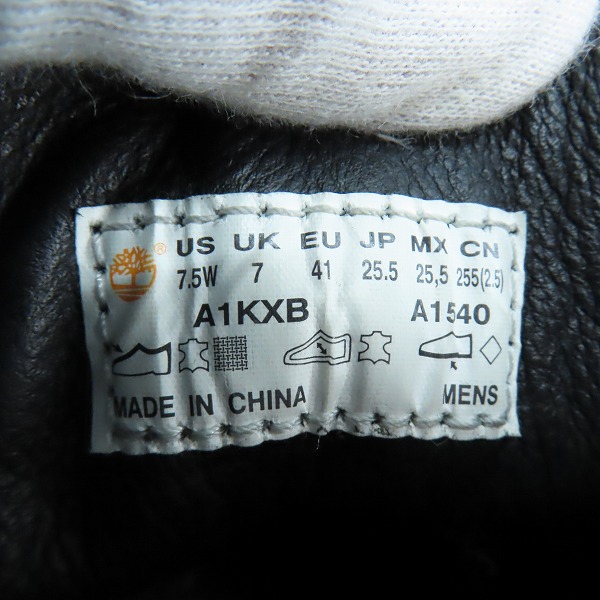 実際に弊社で買取させて頂いたTimberland×SOPHNET/ティンバーランド×ソフネット 17AW/ICON 6INC PREMIUM ZIP BOOTS/A1540 25.5の画像 5枚目