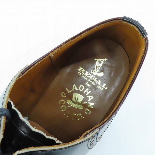 実際に弊社で買取させて頂いたGLADHAND×REGAL/グラッドハンド×リーガル サドルシューズ 606S/28の画像 4枚目