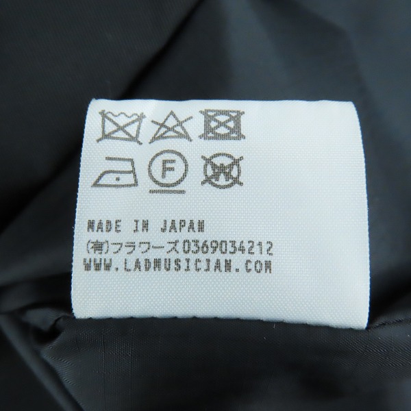 実際に弊社で買取させて頂いたLAD MUSICIAN/ラッドミュージシャン ビッグコーチジャケット 2219-352/44の画像 4枚目