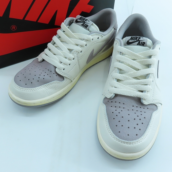 実際に弊社で買取させて頂いたNIKE/ナイキ AIR JORDAN 1 RETRO LOW OG/エアジョーダン1 レトロ ロー アトモスフィアグレー CZ0790-101/25