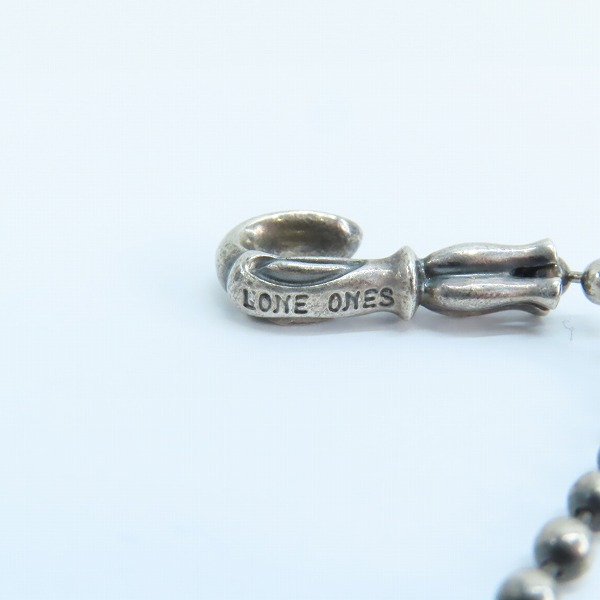 実際に弊社で買取させて頂いたLONE ONES/ロンワンズ リンクドクレーンリング ペンダント MFフック ボールチェーンネックレスの画像 7枚目