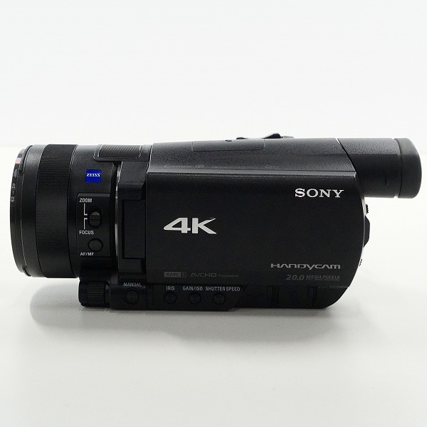 実際に弊社で買取させて頂いたSONY/ソニー FDR-AX100 ハンディカム デジタル 4K ビデオカメラレコーダー 動作未確認の画像 2枚目