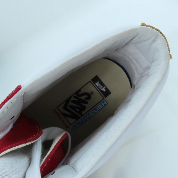 実際に弊社で買取させて頂いたPalm Angels×VANS/パームエンジェルス×バンズ Vault Sk-8 Hi LX/ボルト スケートハイ VN0A3MV777W/26.5の画像 4枚目