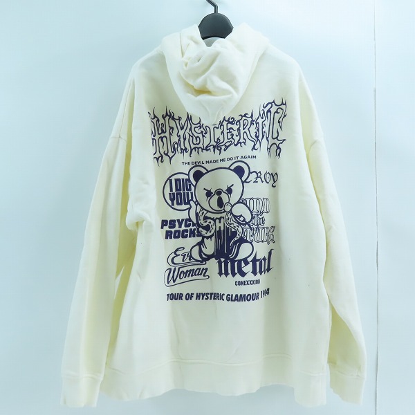 実際に弊社で買取させて頂いたHYSTERIC GLAMOUR/ヒステリックグラマーBEAR COOPER スウェット フーディー/パーカー 01203CF02/F