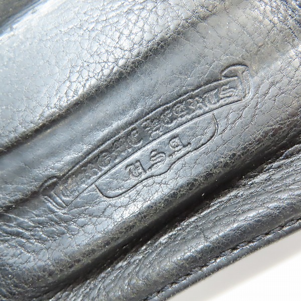 実際に弊社で買取させて頂いたCHROME HEARTS/クロムハーツ 1SNAP CROSS BALL BUTTON WALLET 1スナップ クロスボール ボタン ウォレット 二つ折り財布の画像 4枚目