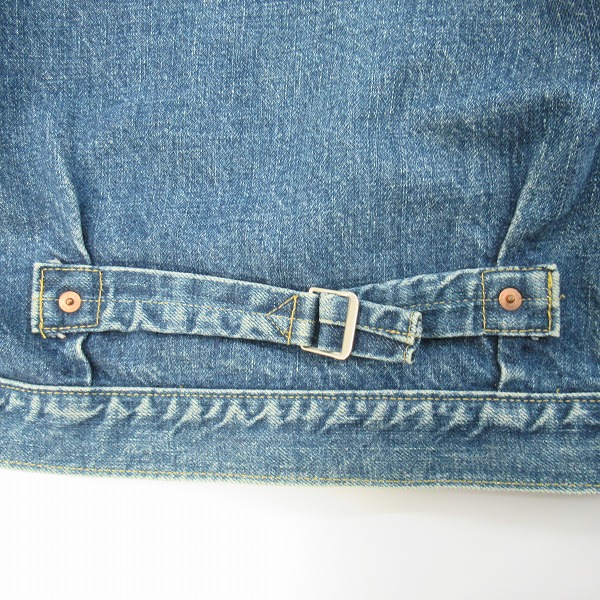 実際に弊社で買取させて頂いたLevi's/リーバイス 復刻 BIG E/ボタン裏刻印J02 1st タイプデニムジャケット/71506/38の画像 7枚目