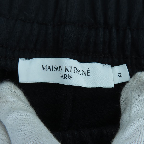 実際に弊社で買取させて頂いたMAISON KITSUNE/メゾンキツネ  スウェット パンツ IU01308KM0001/XLの画像 3枚目
