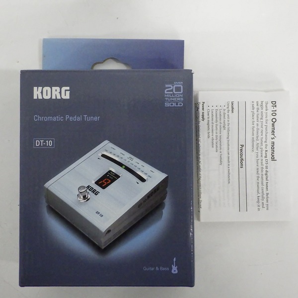 実際に弊社で買取させて頂いたKORG/コルグ DT-10 エレキギター/ベース用 デジタルチューナー【動作確認済】の画像 8枚目