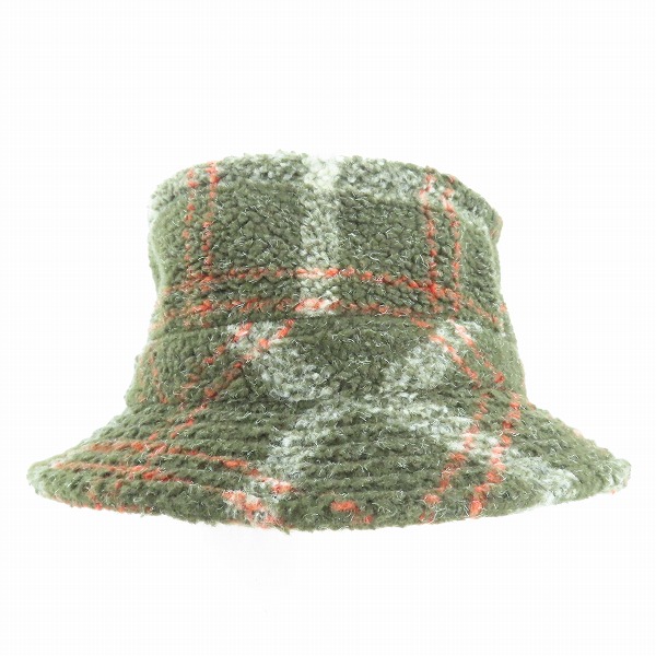 実際に弊社で買取させて頂いたCA4LA/カシラ HALB/ハルプ チェック柄 ハット/帽子の画像 1枚目