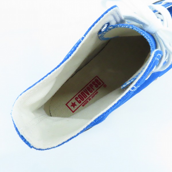 実際に弊社で買取させて頂いたCONVERSE/コンバース CANVAS ALL STAR J HI ブルー /8の画像 4枚目