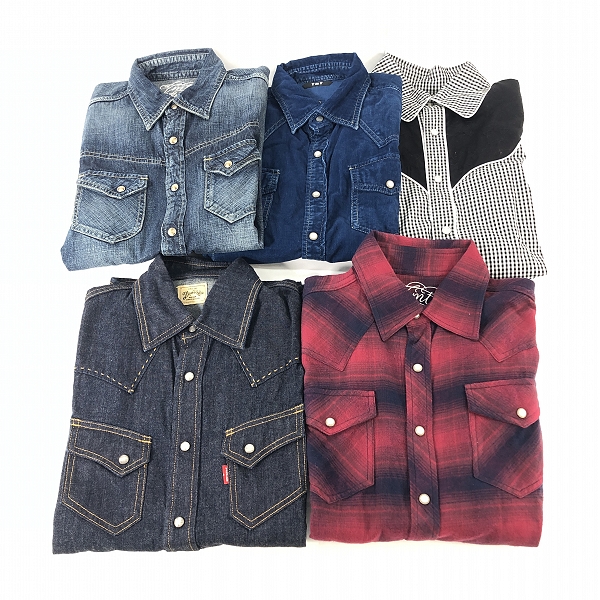 実際に弊社で買取させて頂いた【おまとめ】TMT/ティーエムティー MARBLES/マーブルズ ウエスタンシャツ