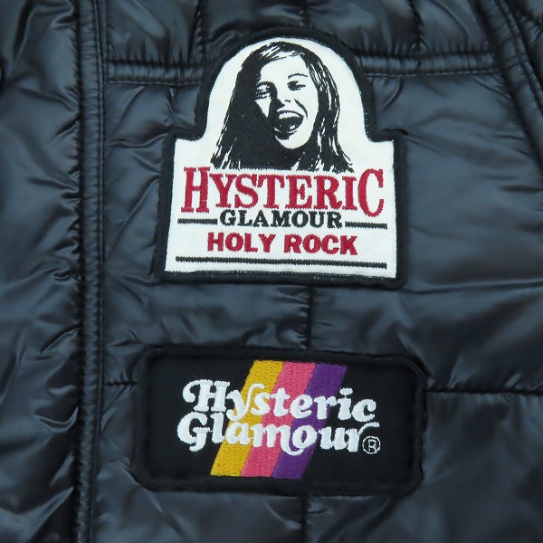 実際に弊社で買取させて頂いたHYSTERIC GLAMOUR/ヒステリックグラマー PRIMALOFT/プリマロフト 中綿ジャケット 0104AB01/Fの画像 5枚目