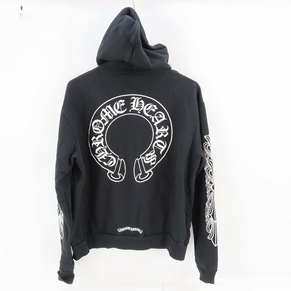 実際に弊社で買取させて頂いたChrome Hearts/クロムハーツ ホースシュープリント プルオーバーパーカー Sの画像 1枚目