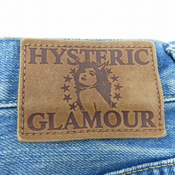 実際に弊社で買取させて頂いたHYSTERIC GLAMOUR/ヒステリックグラマー VIXEN GIRL刺繍 ストレートデニムパンツ 02213AP20/32の画像 3枚目