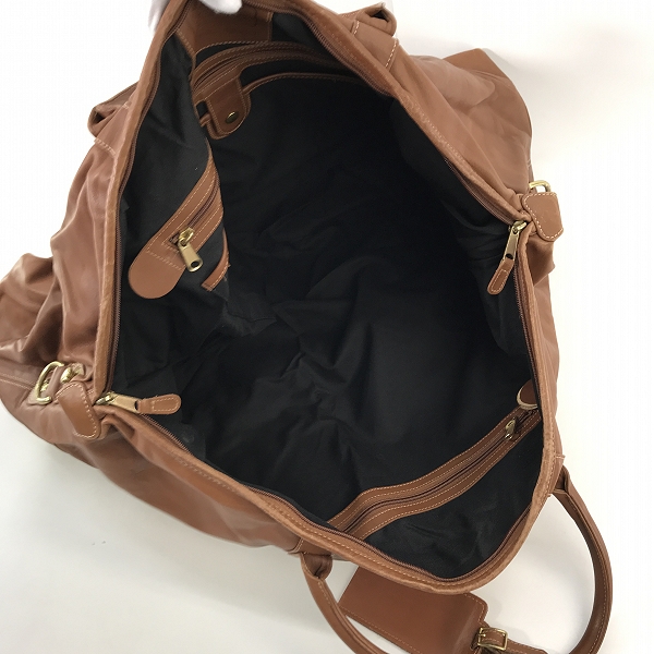 実際に弊社で買取させて頂いたCOACH/コーチ  オールド レザーラージボストンバック/0503の画像 3枚目