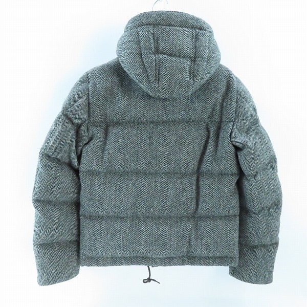 実際に弊社で買取させて頂いた【JPタグ】MONCLER/モンクレール AOYAMA 1st アニバーサリー ツイード GILDAS ダウンジャケット/0の画像 1枚目