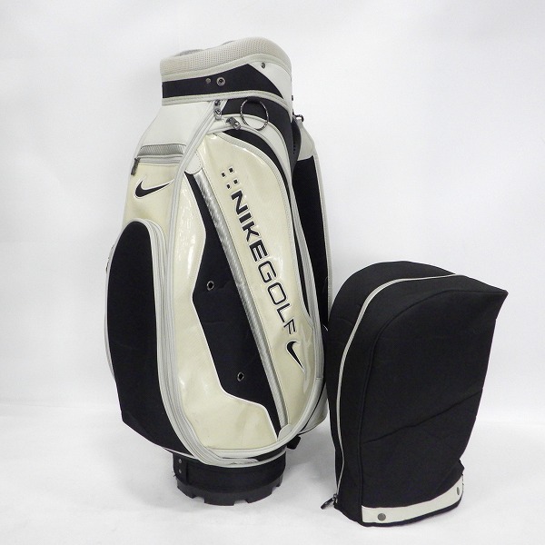 実際に弊社で買取させて頂いたNIKE Golf/ナイキ BG0261 ゴルフ 6分割キャディバッグ グレーｘブラックの画像 1枚目