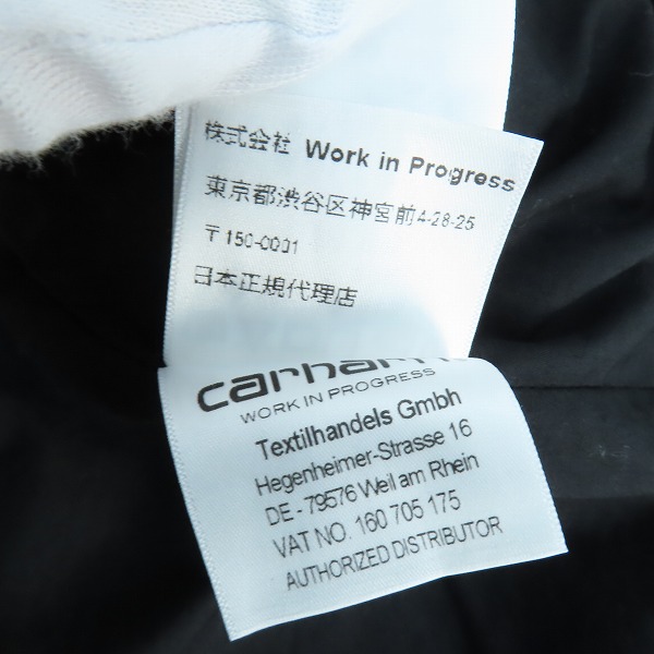 実際に弊社で買取させて頂いた【未使用】Carhartt WIP/カーハート Montana Jacket モンタナジャケット I029237 Lの画像 5枚目