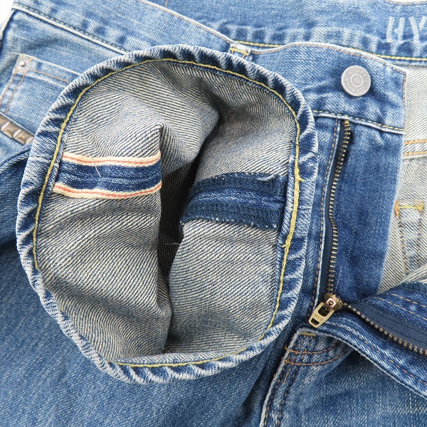 実際に弊社で買取させて頂いたHYSTERIC GLAMOUR/ヒステリックグラマー VIXEN GIRL刺繍 ストレートデニムパンツ 02213AP20/32の画像 2枚目