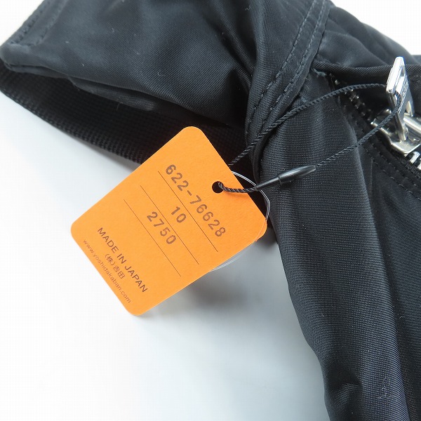 実際に弊社で買取させて頂いた(9)【未使用】PORTER/ポーター TANKER WAIST BAG (L) タンカー ウエストバッグ L ブラック/622-76628の画像 6枚目