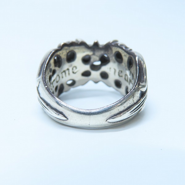 実際に弊社で買取させて頂いたCHROME HEARTS/クロムハーツ K&Tリング 17.5号の画像 3枚目