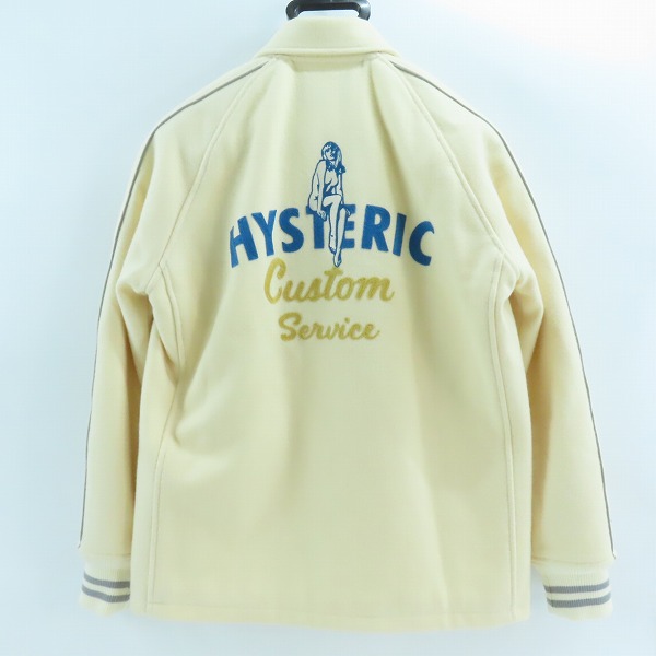 実際に弊社で買取させて頂いたHYSTERIC GLAMOUR/ヒステリックグラマー  ウール メルトンコーチ ジャケット 0243AB02/M